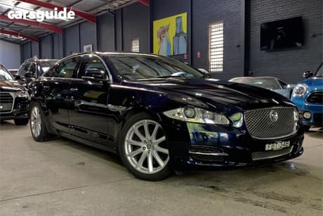 Blue 2012 Jaguar XJ Sedan 3.0D V6 Premium Luxury Lwb