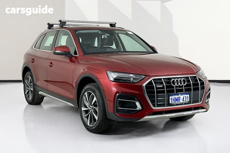 Red 2021 Audi Q5 Wagon 40 Tdi Quattro Mhev