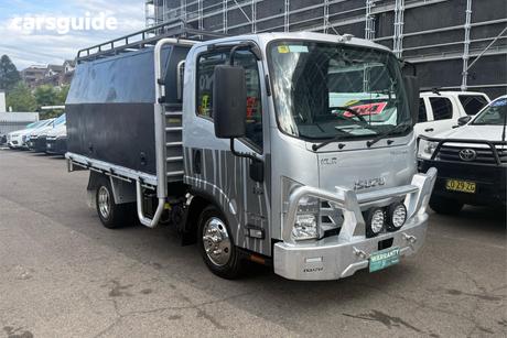 Silver 2017 Isuzu NLR Cab Chassis 45-150 (Mwb)