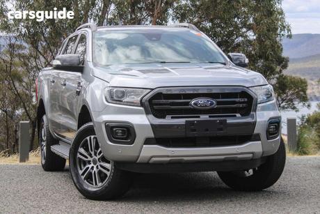 Silver 2021 Ford Ranger Double Cab Pick Up Wildtrak 2.0 (4X4)