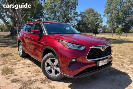 Red 2023 Toyota Kluger Wagon Gx Hybrid Awd