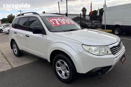White 2008 Subaru Forester Wagon X
