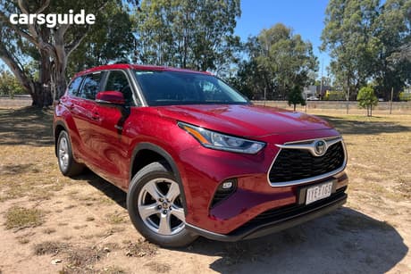 Red 2023 Toyota Kluger Wagon Gx Hybrid Awd