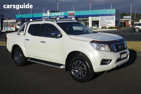White 2015 Nissan Navara Dual Cab Utility St-X (4X4)