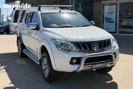 White 2017 Mitsubishi Triton Dual Cab Utility Gls (4X4)