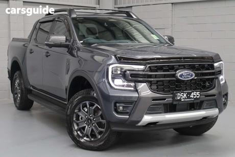 Grey 2025 Ford Ranger Double Cab Pick Up Wildtrak 3.0 (4X4)