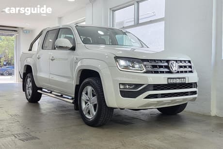 White 2019 Volkswagen Amarok Dual Cab Utility Tdi550 Highline 4Motion (4X4)