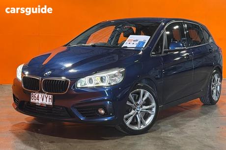 Blue 2015 BMW 225I Wagon Active Tourer Sport Line