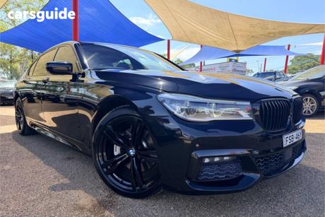 Black 2018 BMW 730D Sedan