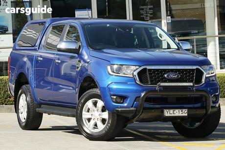 Blue 2021 Ford Ranger Double Cab Pick Up Xlt 2.0 (4X4)