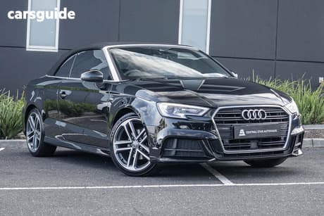Black 2019 Audi A3 Cabriolet 35 Tfsi (1.4 Tfsi)