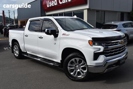 White 2024 Chevrolet Silverado Crew Cab Pickup 1500 Ltz Premium