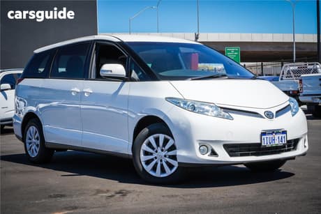 White 2019 Toyota Tarago Wagon Gli