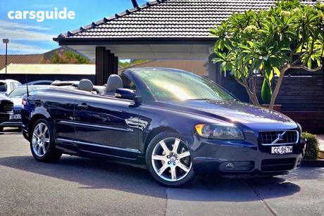 Blue 2007 Volvo C70 Convertible Le