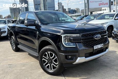 Black 2025 Ford Ranger Double Cab Pick Up Sport 3.0 (4X4)
