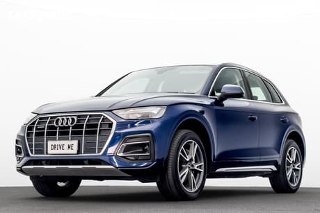 Blue 2021 Audi Q5 Wagon 40 Tdi Quattro Mhev