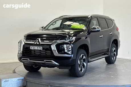 Black 2024 Mitsubishi Pajero Sport Wagon Gsr (4Wd) 7 Seat