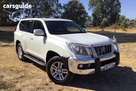 White 2012 Toyota Landcruiser Prado Wagon Vx (4X4)