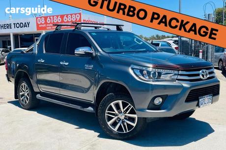 Grey 2017 Toyota Hilux Dual Cab Utility Sr5 (4X4)