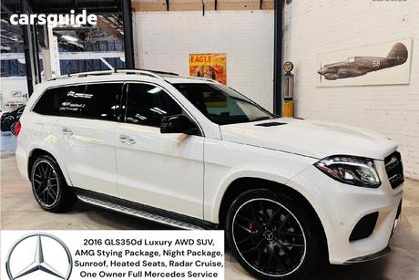 White 2016 Mercedes-Benz GLS350 Wagon D 4Matic Sport