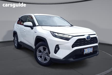 White 2022 Toyota RAV4 Wagon Gx (2Wd) Hybrid