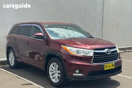 Red 2015 Toyota Kluger Wagon Gx (4X4)