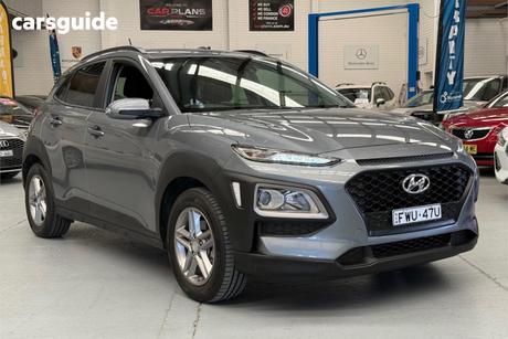 Silver 2020 Hyundai Kona Wagon Active (Fwd)