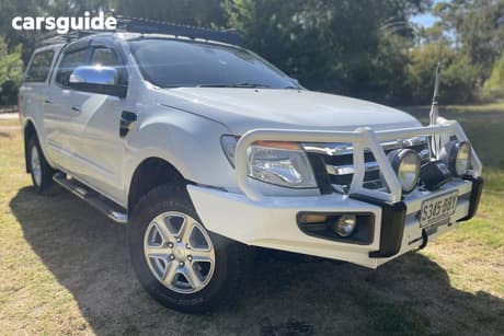 White 2014 Ford Ranger Dual Cab Utility Xlt 3.2 (4X4)