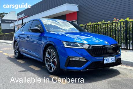 Blue 2021 Skoda Octavia Sedan Rs