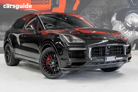 Black 2023 Porsche Cayenne Coupe Gts