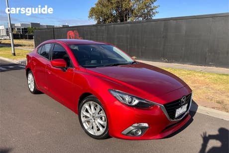 Red 2014 Mazda 3 Sedan Sp25 Gt