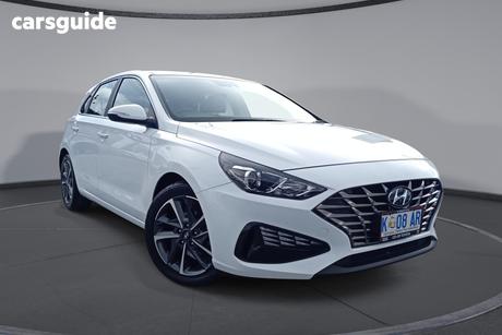 White 2021 Hyundai I30 Hatchback Active