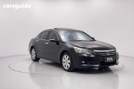 Black 2012 Honda Accord Sedan V6-L