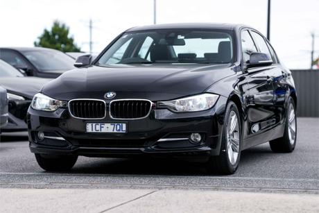 Black 2015 BMW 320D Sedan Sport Line