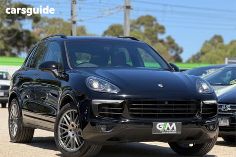 Black 2017 Porsche Cayenne Wagon Diesel Platinum Edition