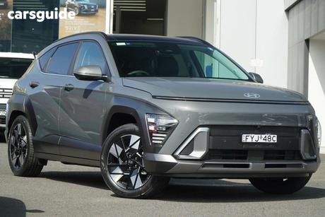 Grey 2025 Hyundai Kona Wagon Hybrid Premium