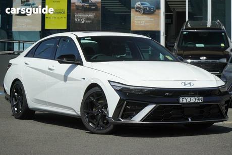 White 2025 Hyundai I30 Sedan N Line Premium