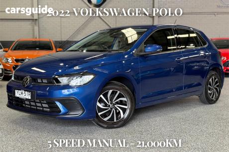 Blue 2022 Volkswagen Polo Hatchback Life