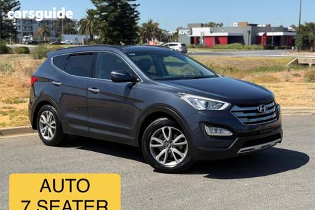 Blue 2014 Hyundai Santa FE Wagon Elite Crdi (4X4)