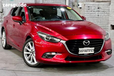 Red 2018 Mazda 3 Hatchback Sp25 Gt