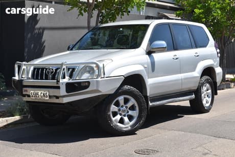 Silver 2004 Toyota Landcruiser Prado Wagon Gxl (4X4)