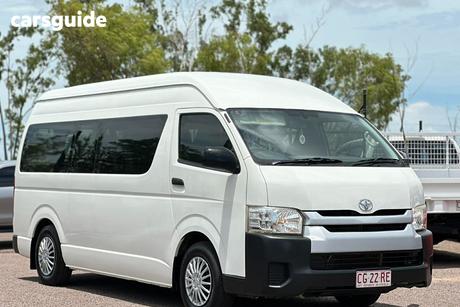 White 2018 Toyota HiAce Bus Commuter