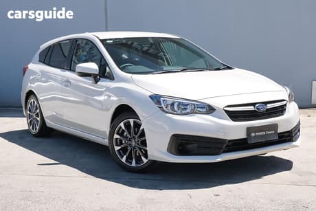 White 2021 Subaru Impreza Hatchback 2.0I (Awd)