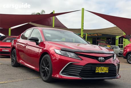 Red 2022 Toyota Camry Sedan Ascent