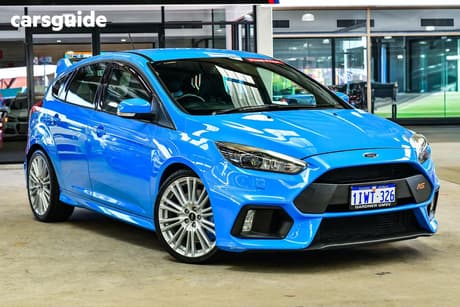 Blue 2017 Ford Focus Hatchback Rs