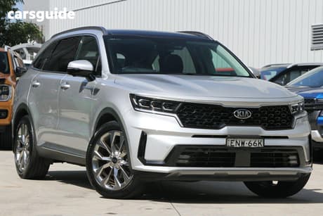 Silver 2021 Kia Sorento Wagon Gt-Line 7 Seat