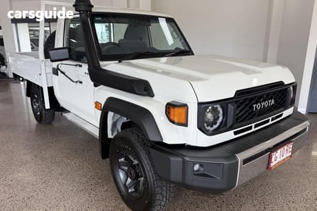 White 2025 Toyota Landcruiser Cab Chassis Lc79 Gxl + Diff Locks