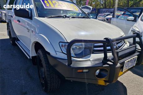 White 2012 Mitsubishi Triton Double Cab Utility Glx (4X4)