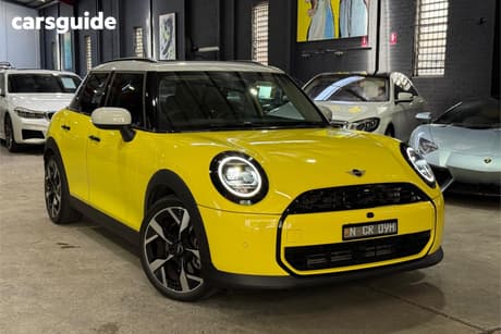 Yellow 2024 Mini Cooper Hatch C CORE F