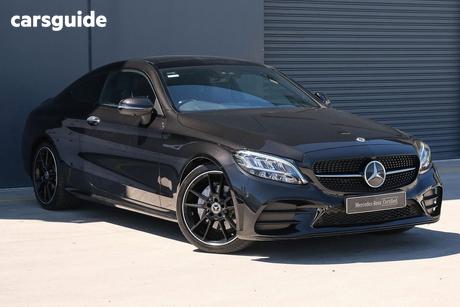 Black 2022 Mercedes-Benz C200 Coupe